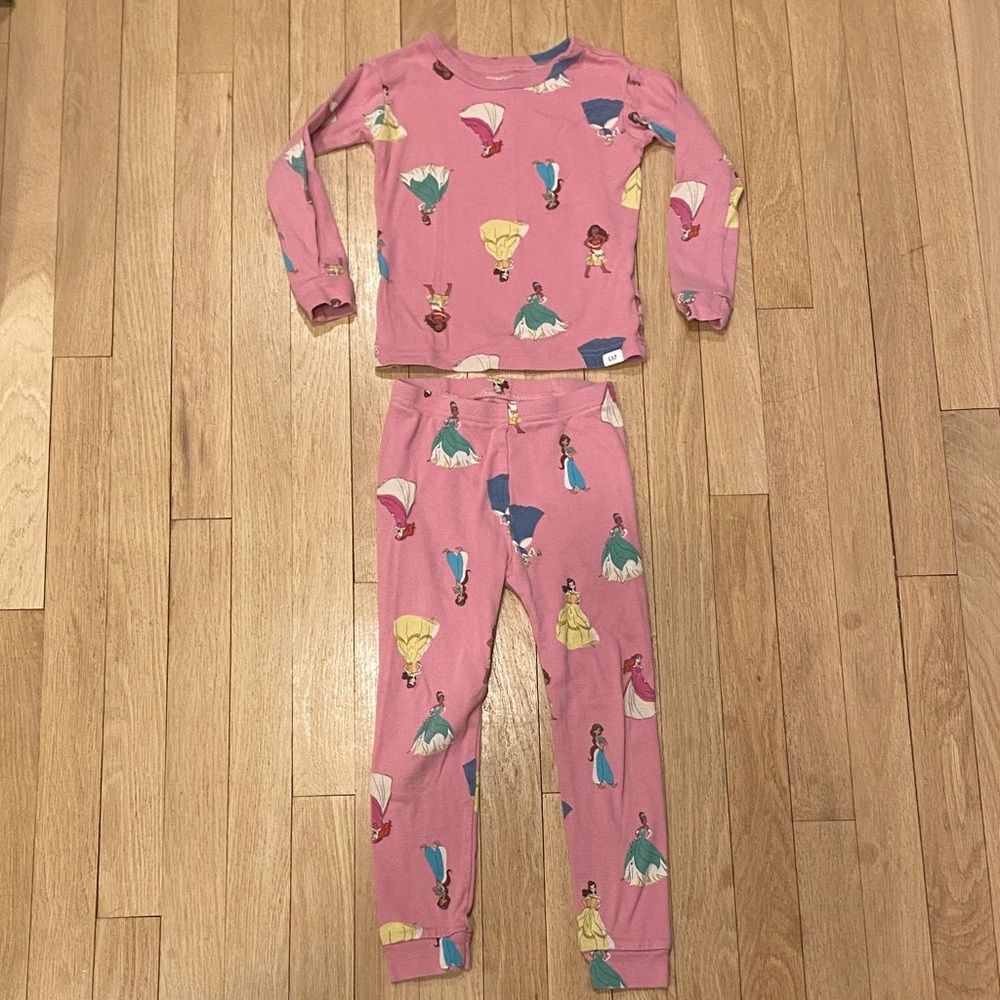 Disney Princess Pink Gap Kids Pajamas